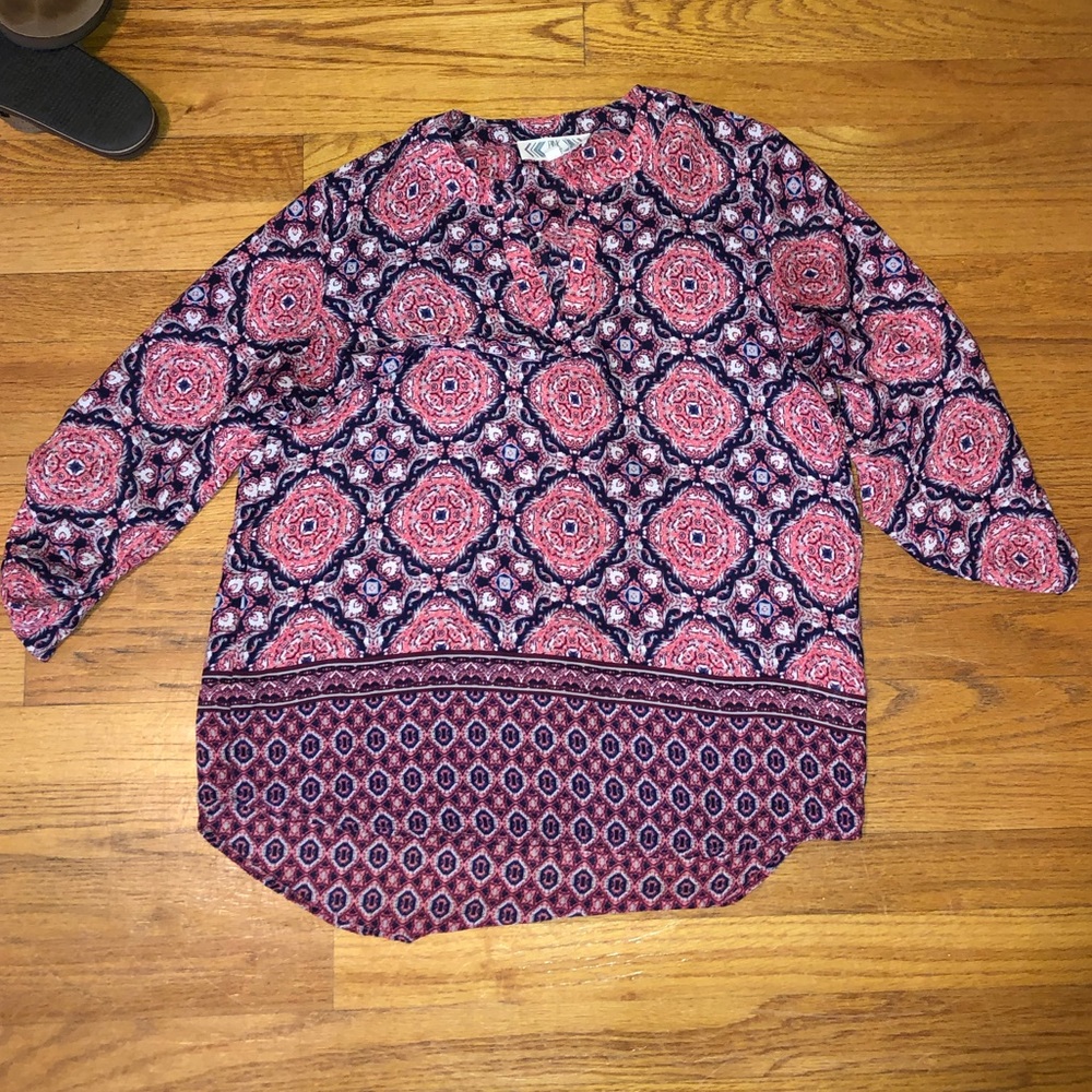 Pink Rose Blouse